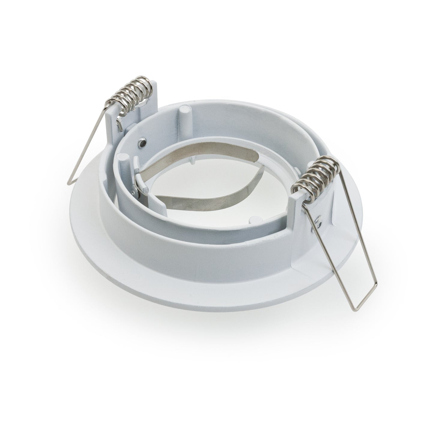 T-66 MR16 Light Fixture (White), 3 inch Round White, mr16 fixture, gekpower