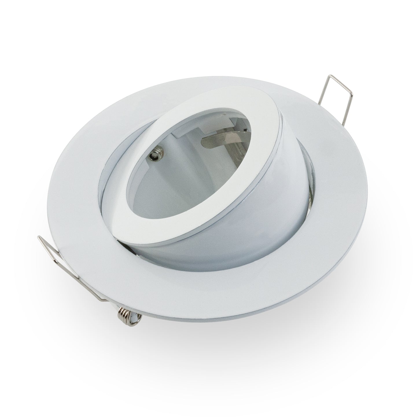 T-55 MR16 Light Fixture (White), 3.5 inch Round White mr16 fixture, gekpower