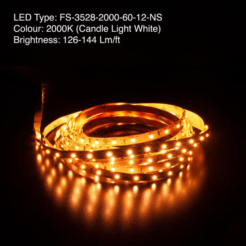 Outdoor 12V LED Strip Light - 3528 - Single Color
