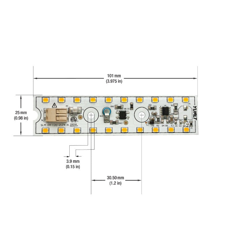 Single Color LED Modules - Square Module with 4 SMD LEDs - 250 Lumens/Module  - 20-Pack / 100-Pack