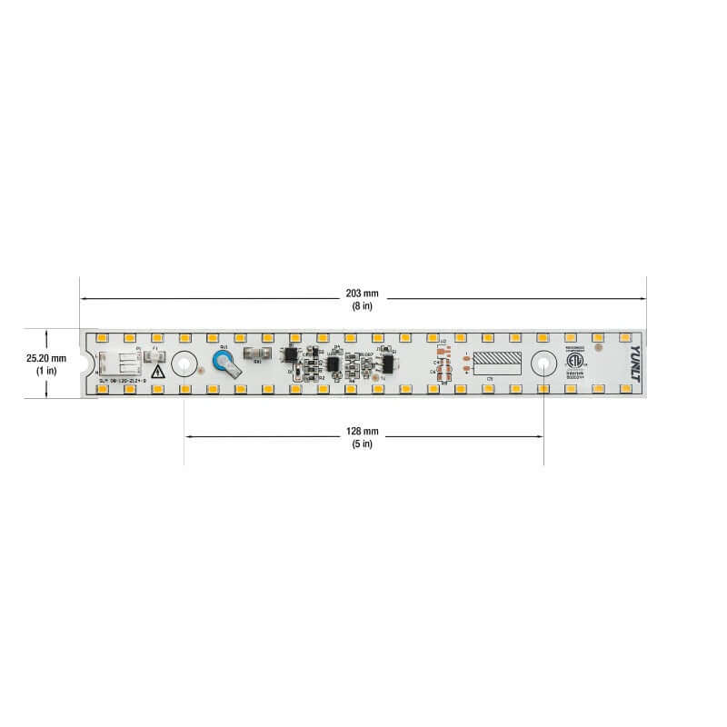 8 inch Slim ZEGA LED Module SLM 08-012W-930-120-S3-Z1B, 120V 12W 3000K(Warm White), gekpower