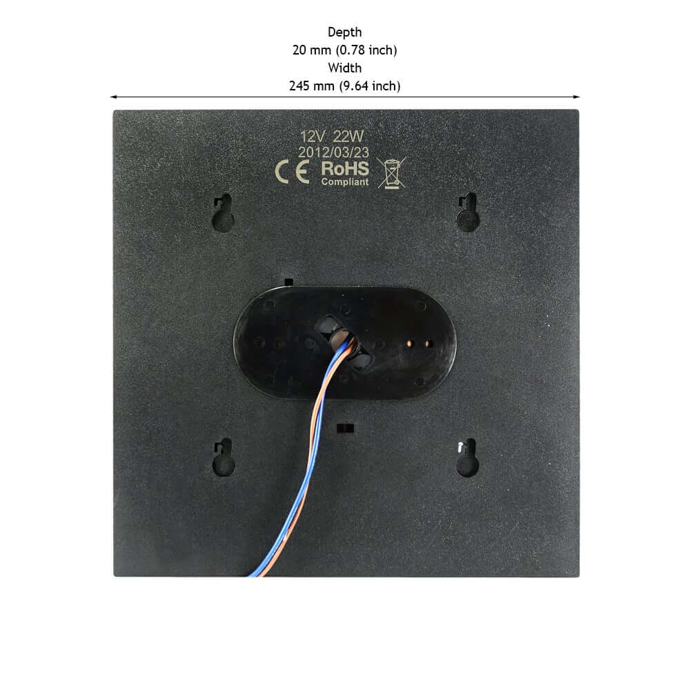 22W Warm White Square Ceiling Mount Downlights