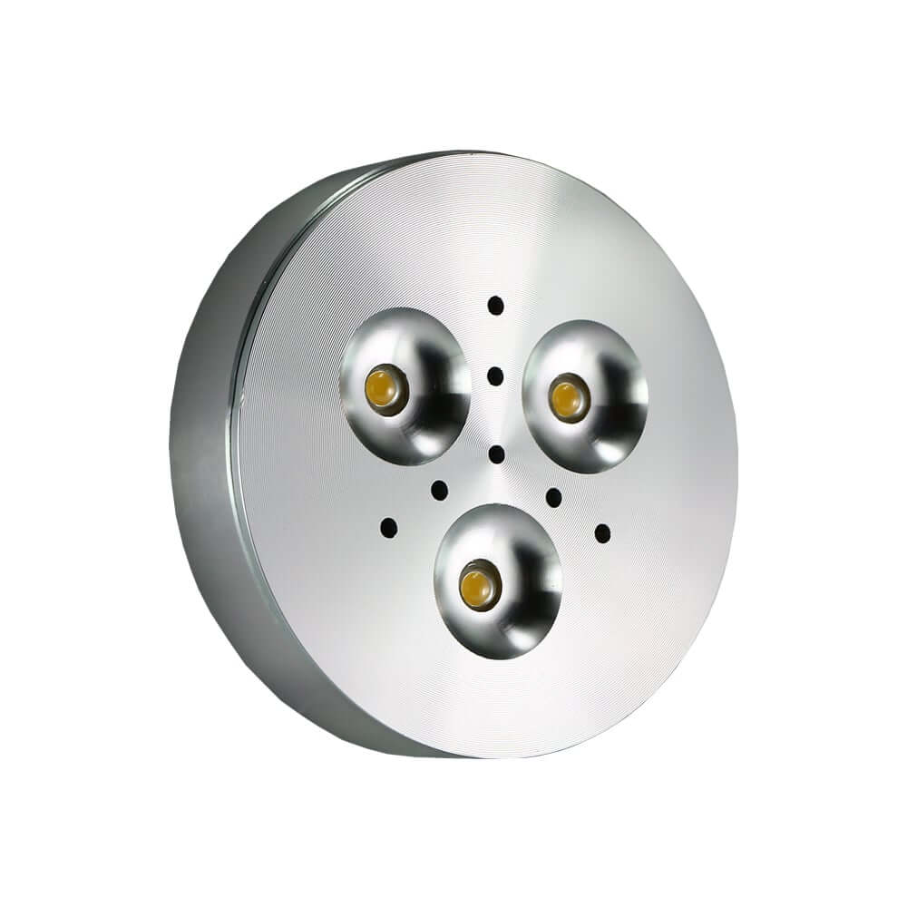 RD15 2.5" Round Under Cabinet Lights - Silver Grey