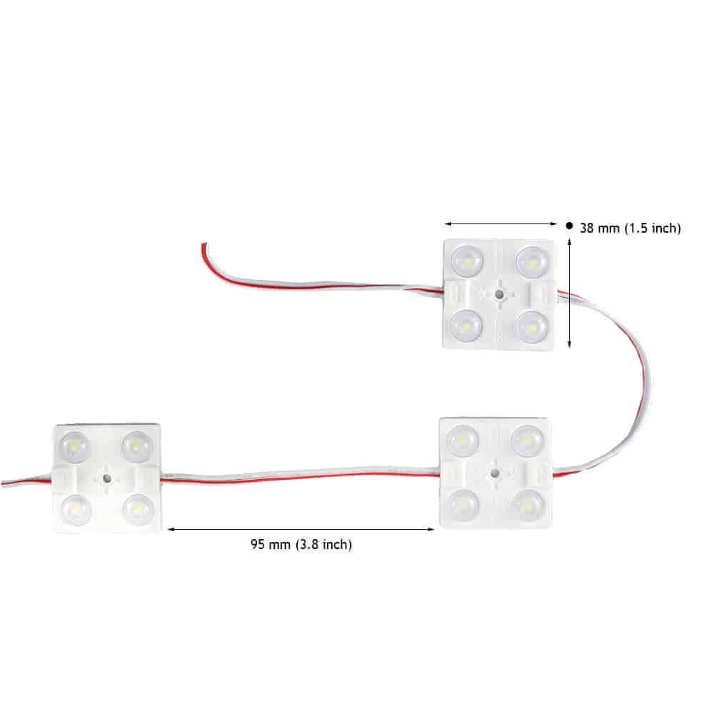 LED Backlight Module 12V - Pack of 20 LEDs 6000K