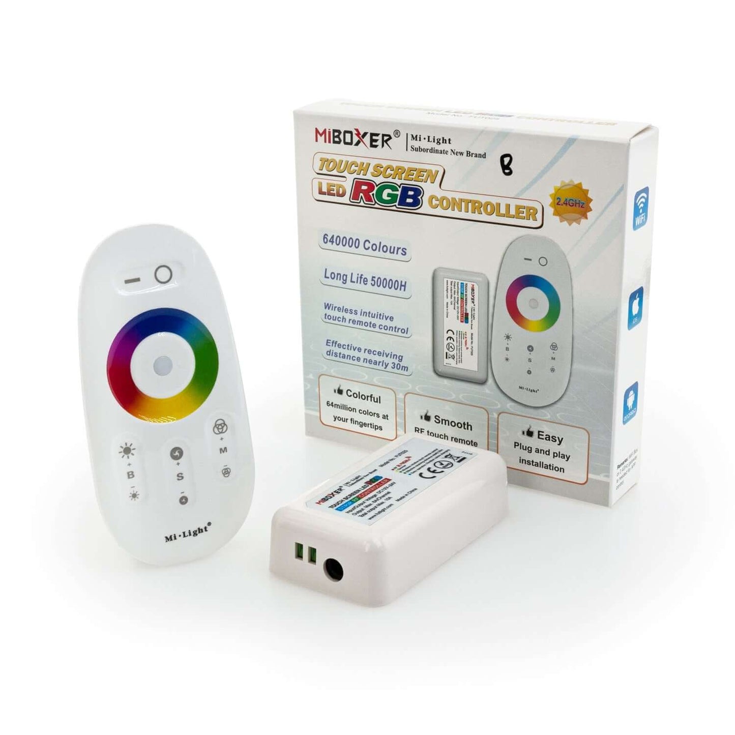 FUT025 Mi-Light Touch Screen LED RGB Controller 2.4GHz - GekPower