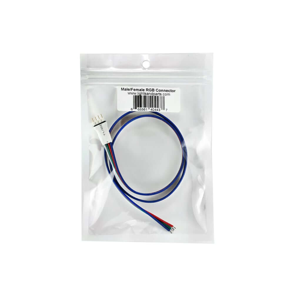 Male/Female RGB Connector for 10mm Strips