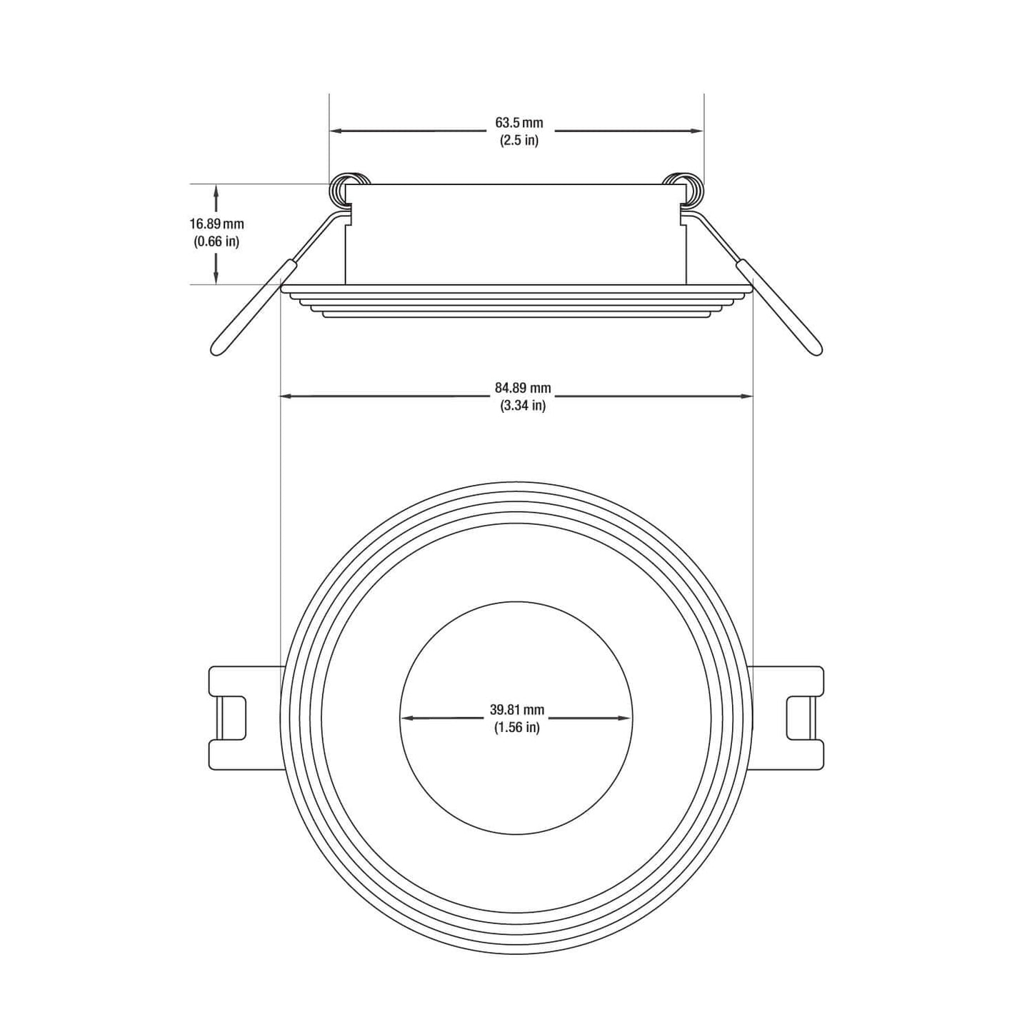 666561407162 - VBD-MTR-3C Low Voltage LED Downlight - Chrome