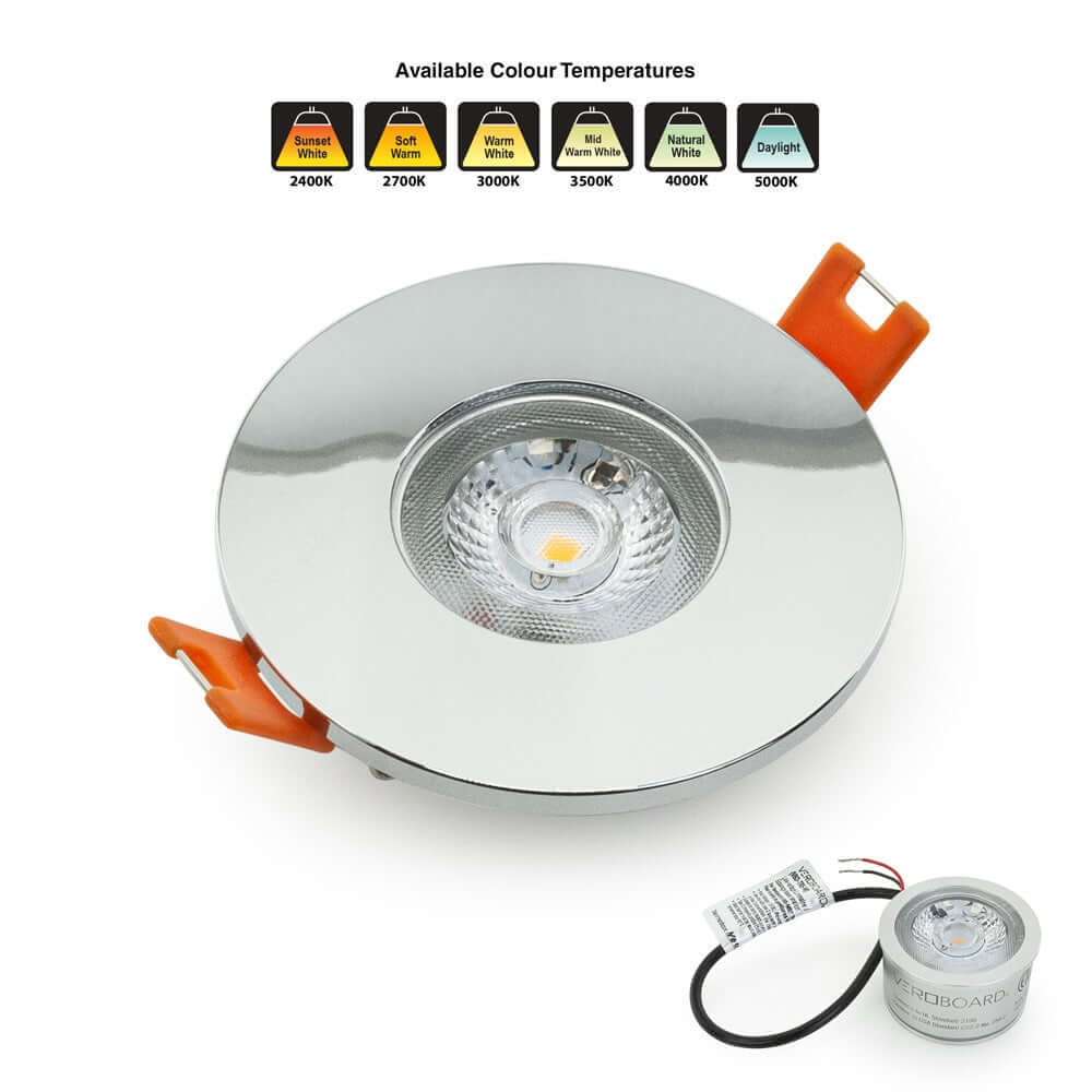VBD-MTR-5C Low Voltage LED Downlight - Chrome, 2.5"