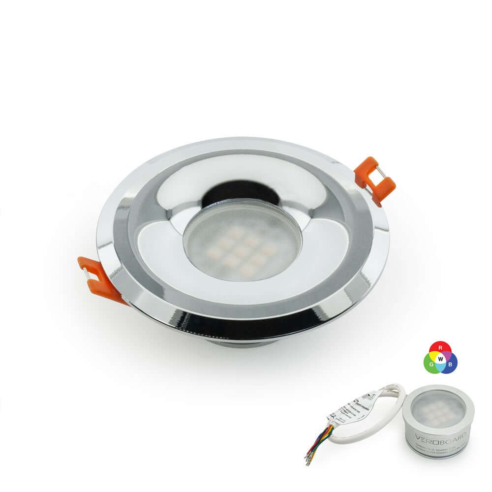 666561407278-666561428457 - VBD-MTR-8C Chrome LED Downlight Fixture - 2.5" Round