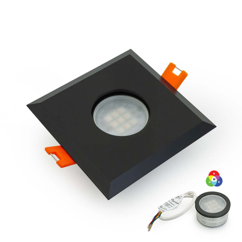 666561407308-666561428457 - VBD-MTR-9B Low Voltage Square LED Downlight - Black