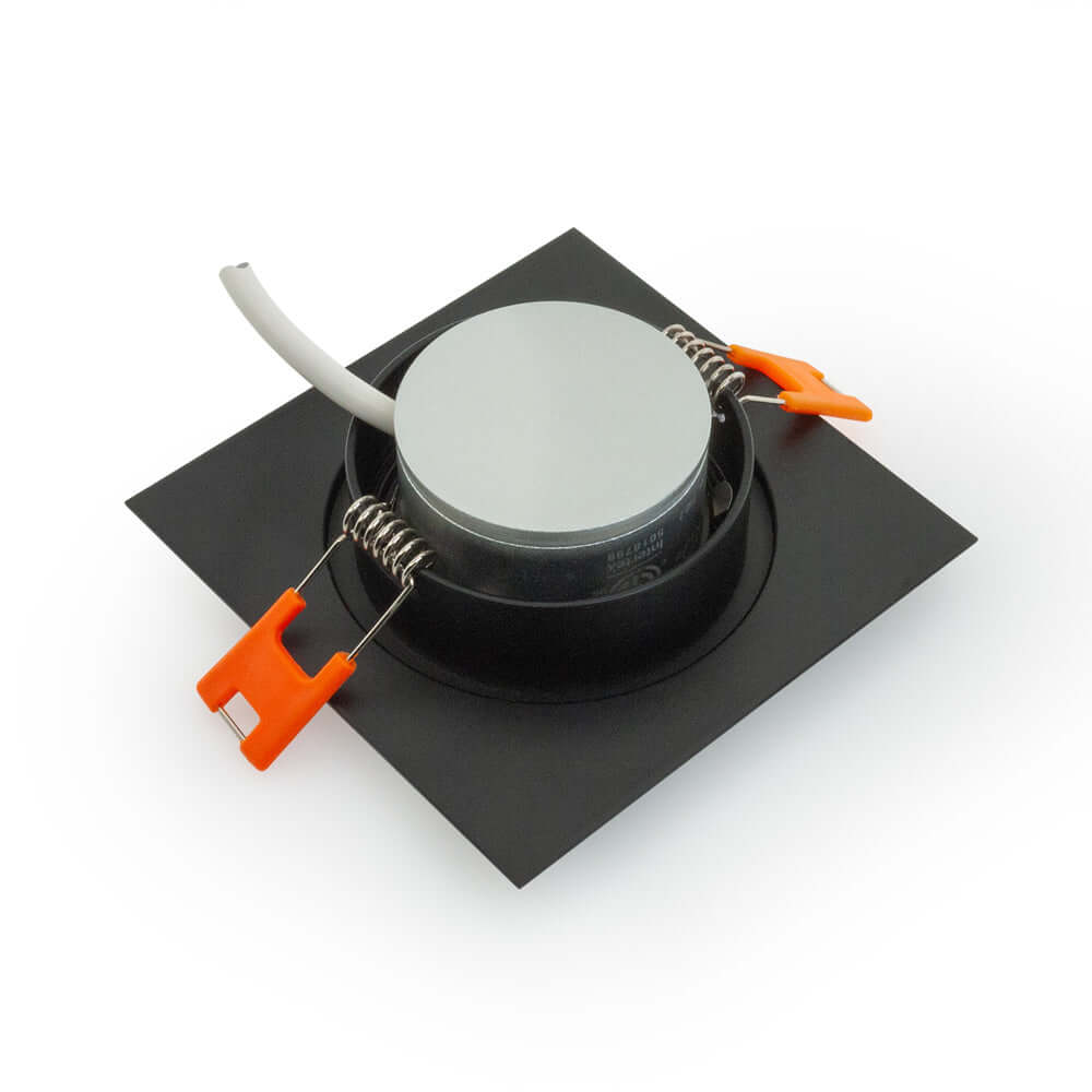 666561407308 - VBD-MTR-9B Low Voltage Square LED Downlight - Black