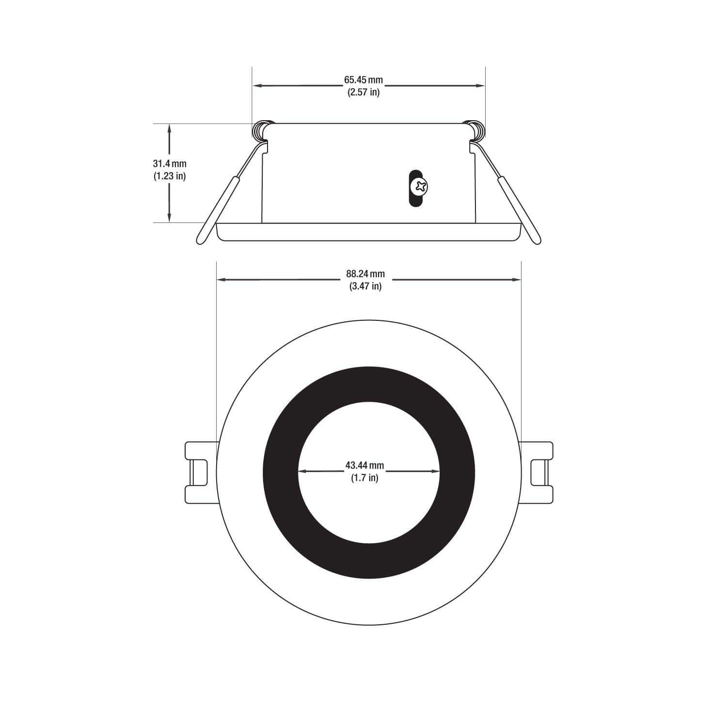 VBD-MTR-10B Low Voltage LED Recessed Light Fixture