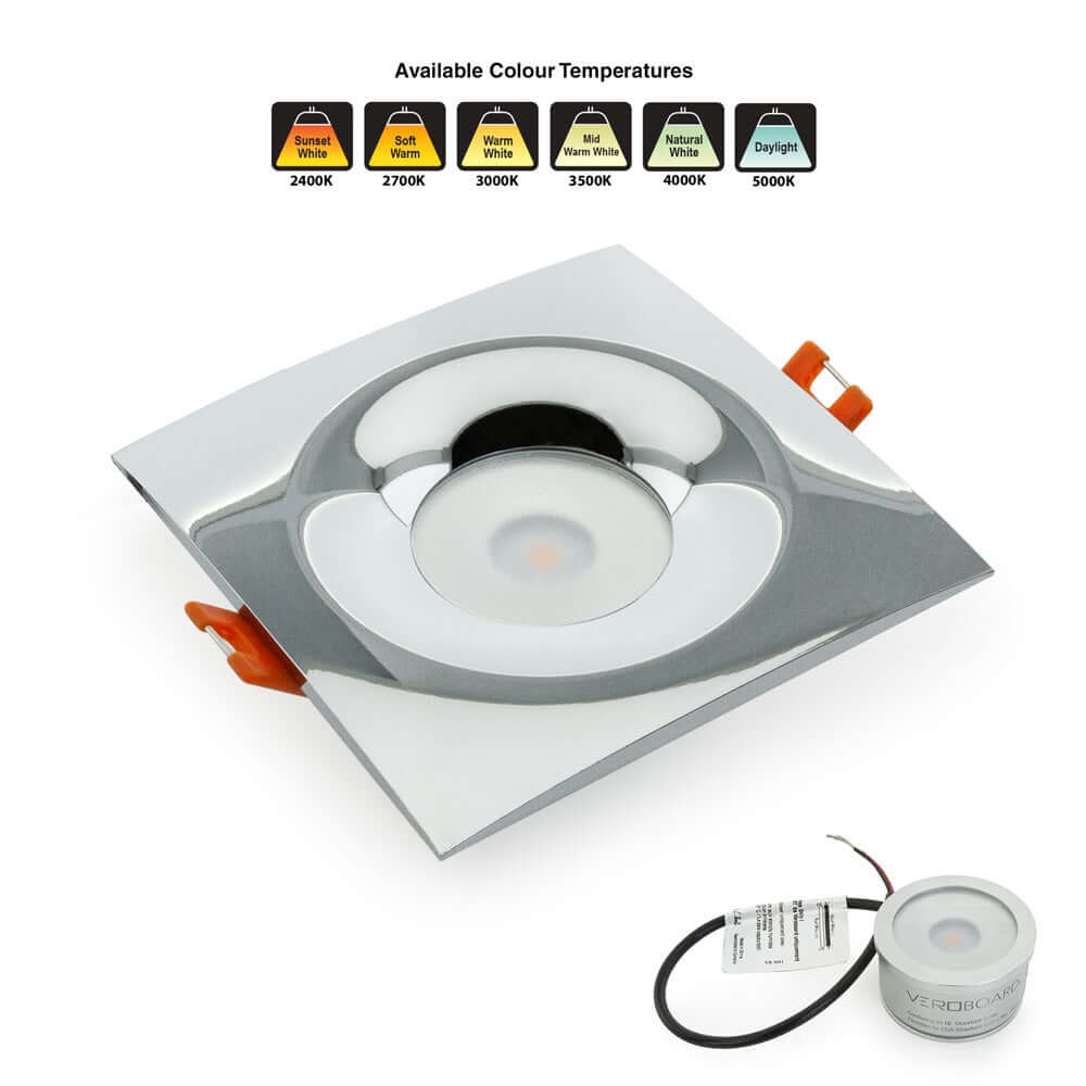 VBD-MTR-12C Low Voltage LED Downlight - Chrome