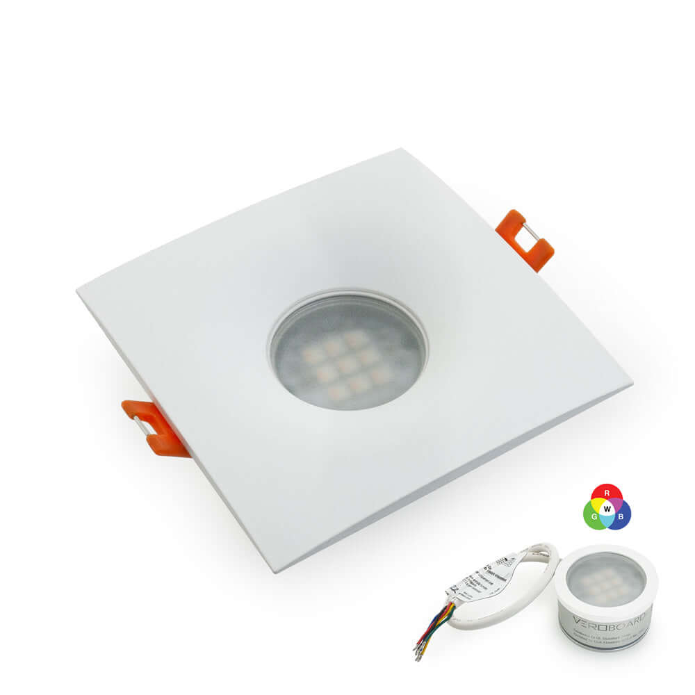 666561407407-666561428457 - VBD-MTR-12W Low Voltage LED Downlight - Square White
