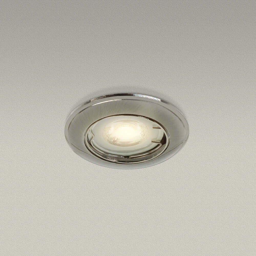 T-68 MR16 Light Fixture - Brushed Chrome 3" Round