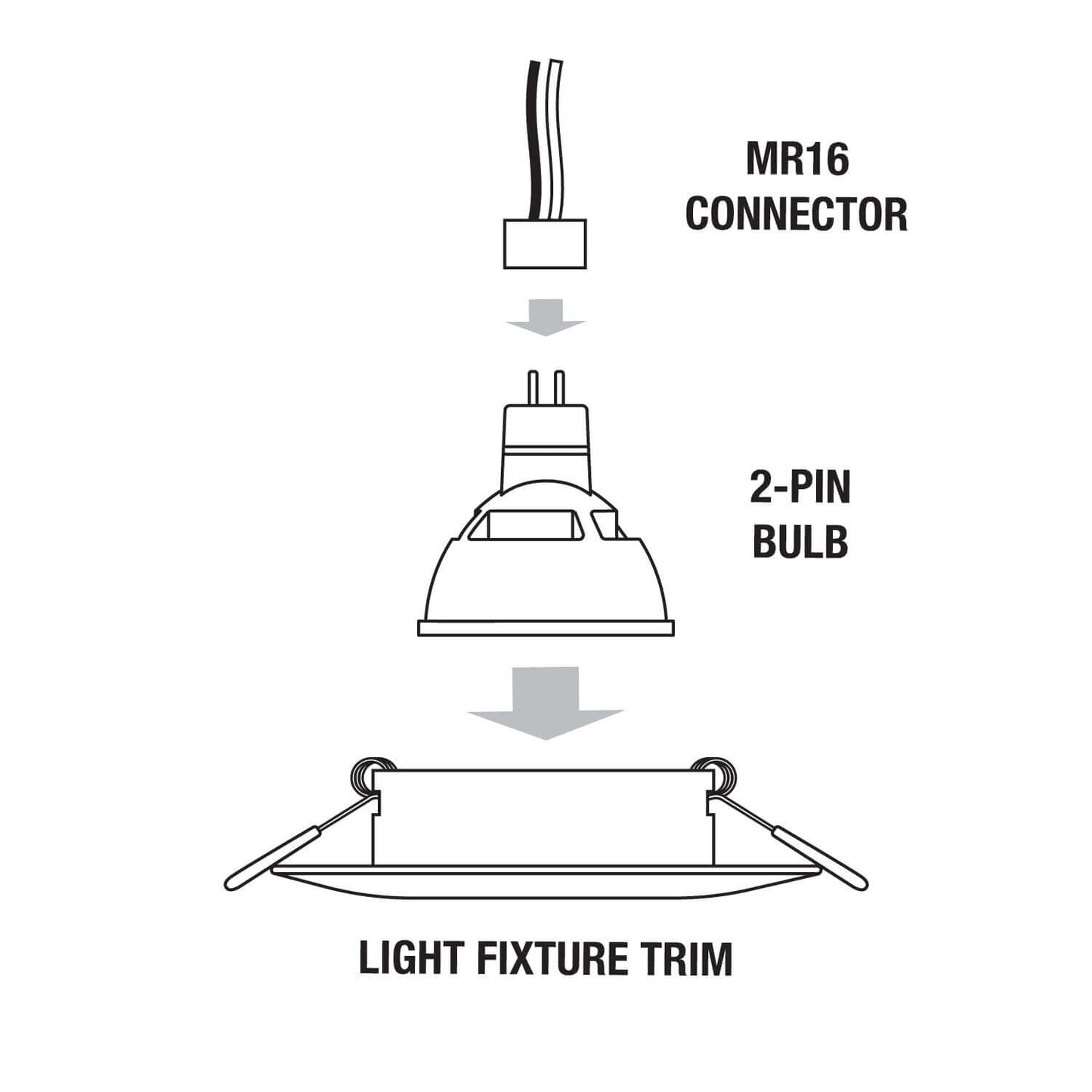 666561407513 - T-63 MR16 Light Fixture - 2.5" Round White