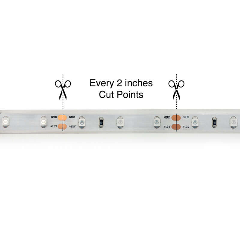 5M Green LED Strip Light - Waterproof 3528 SMD
