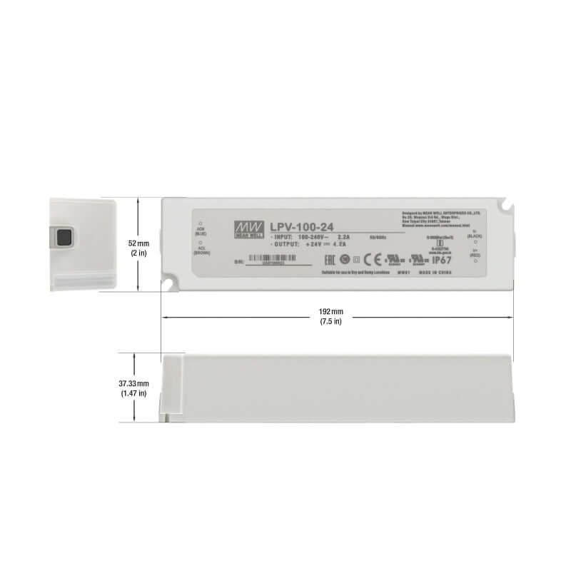 Mean Well LPV-100-24 LED Driver 24V 100W