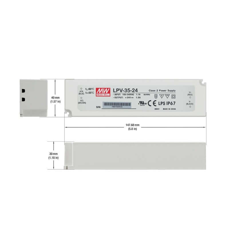 Mean Well LPV-35-24 Non-Dimmable LED Driver