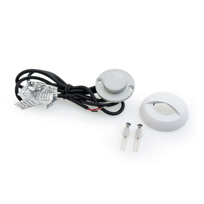 Round Outdoor Dimmable LED Step Light - 3000K RGB