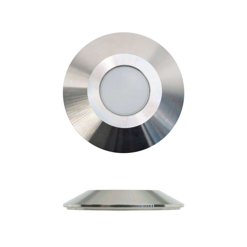 Round Outdoor Dimmable LED Step Light - Stainless Steel