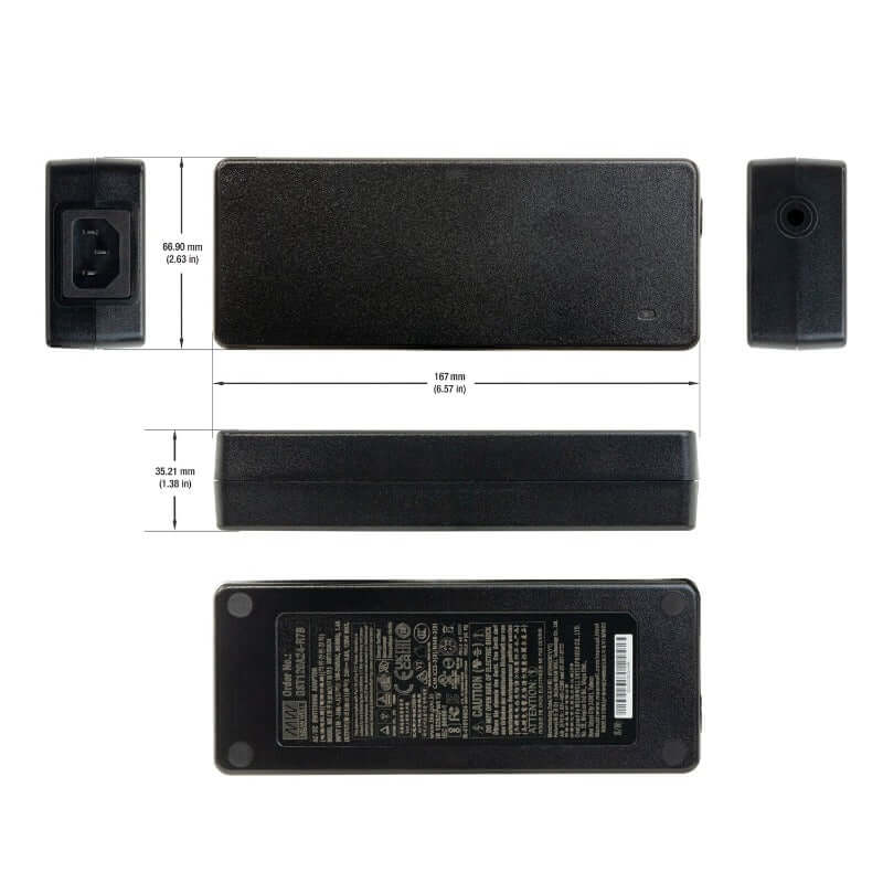 Mean Well GST120A24–R7B Plug-In LED Driver – 120W