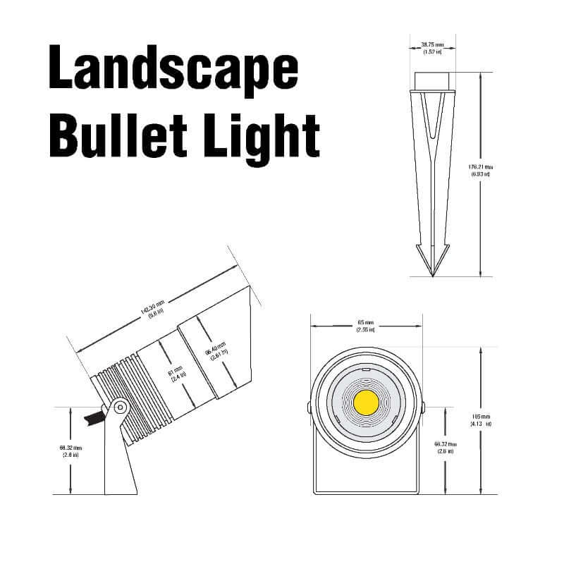 UL-1012-MR16-A-54 Outdoor Landscape Spotlight