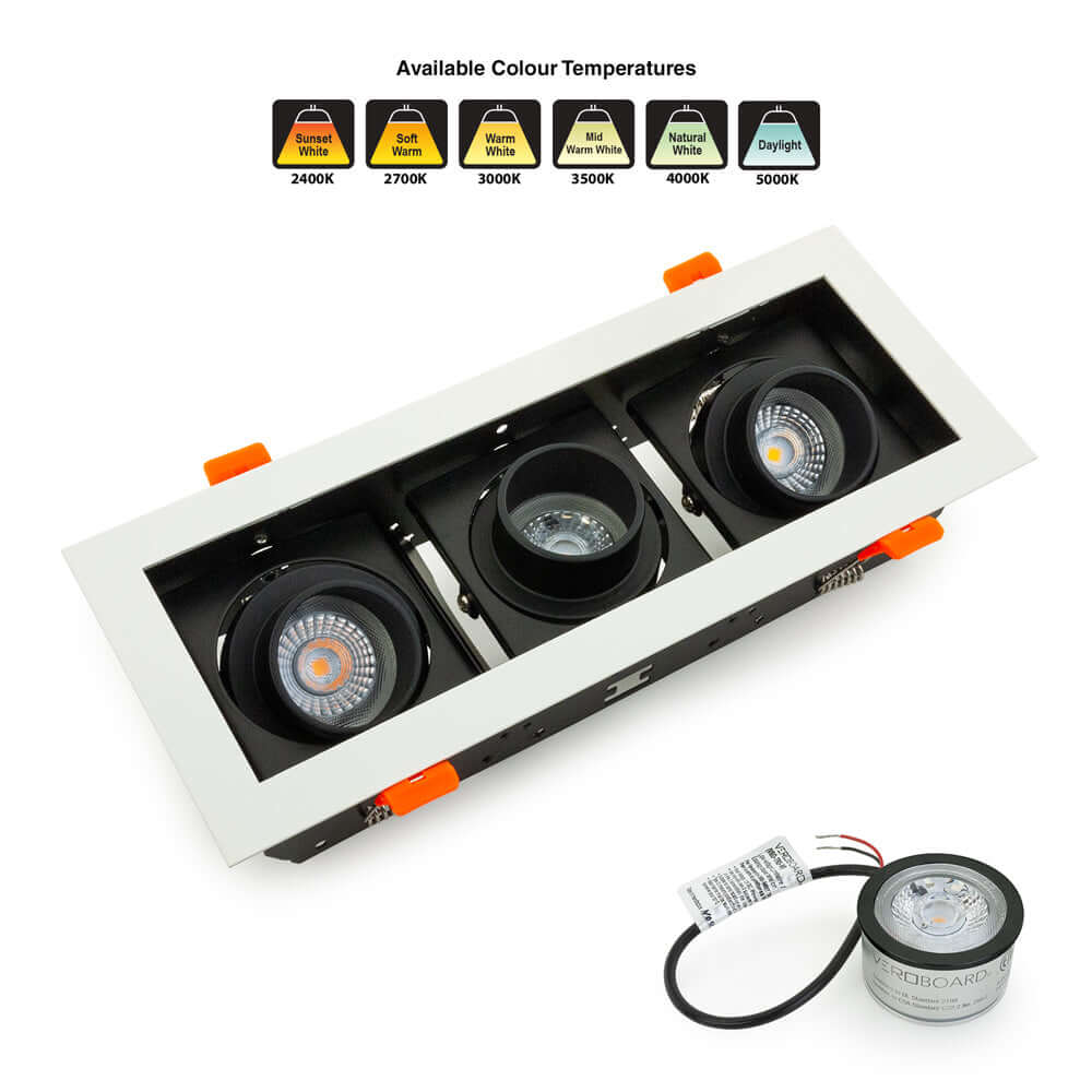 VBD-MTR-78T Low Voltage LED Downlight 9" Rectangular
