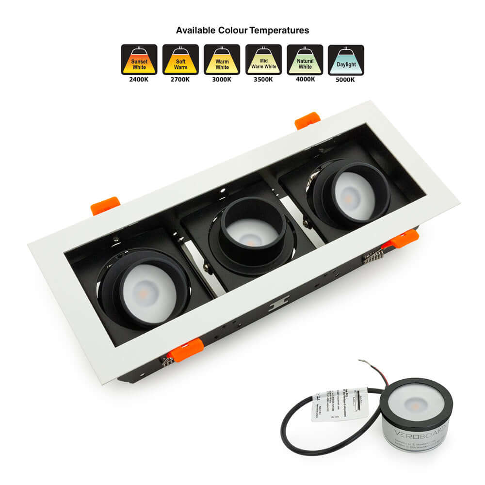 VBD-MTR-78T Low Voltage LED Downlight 9" Rectangular