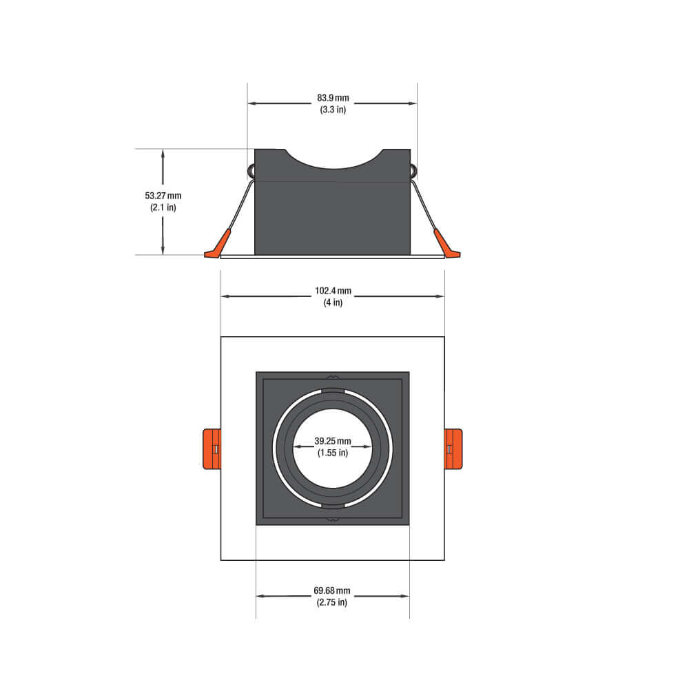 VBD-MTR-75T Low Voltage IC Rated LED Downlight