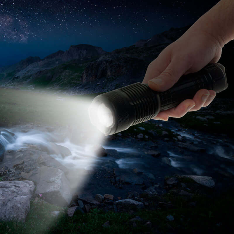 Heavy Duty Flashlight 10W, 1000LM – Durable & Bright