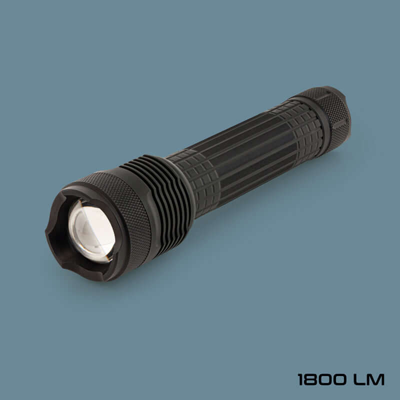 666561413729 - Heavy Duty Flashlight 18Watt 1800LM - Bright & Durable
