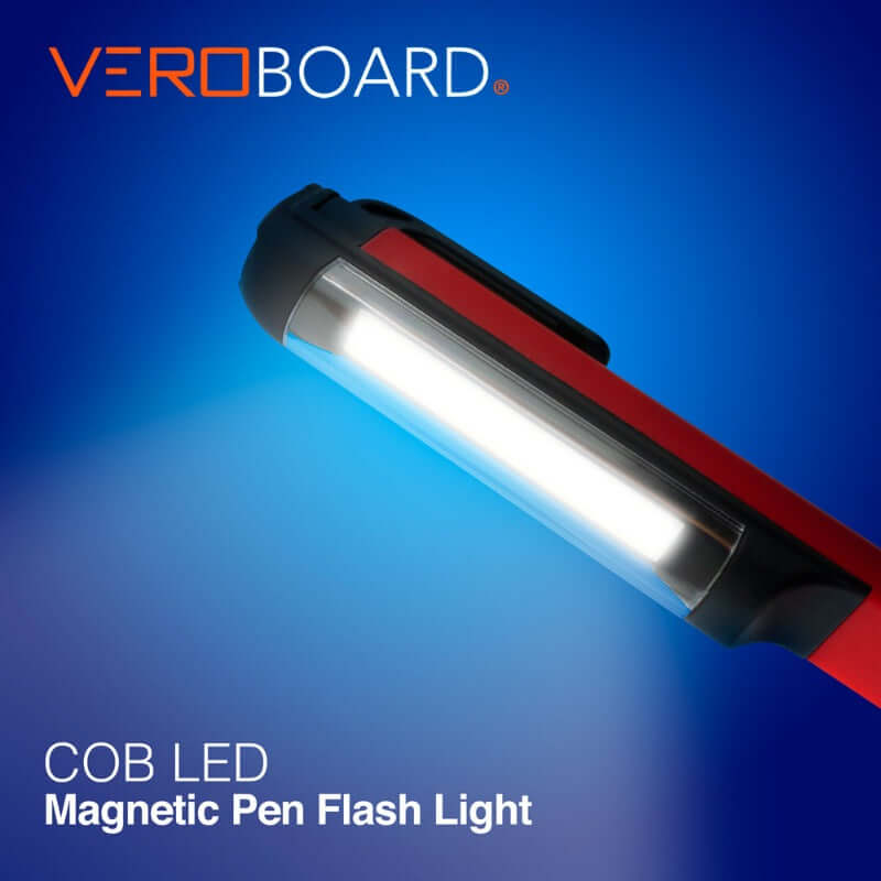 666561415075 - COB LED Magnetic Flashlight - 200 Lumens Pocket Penlight