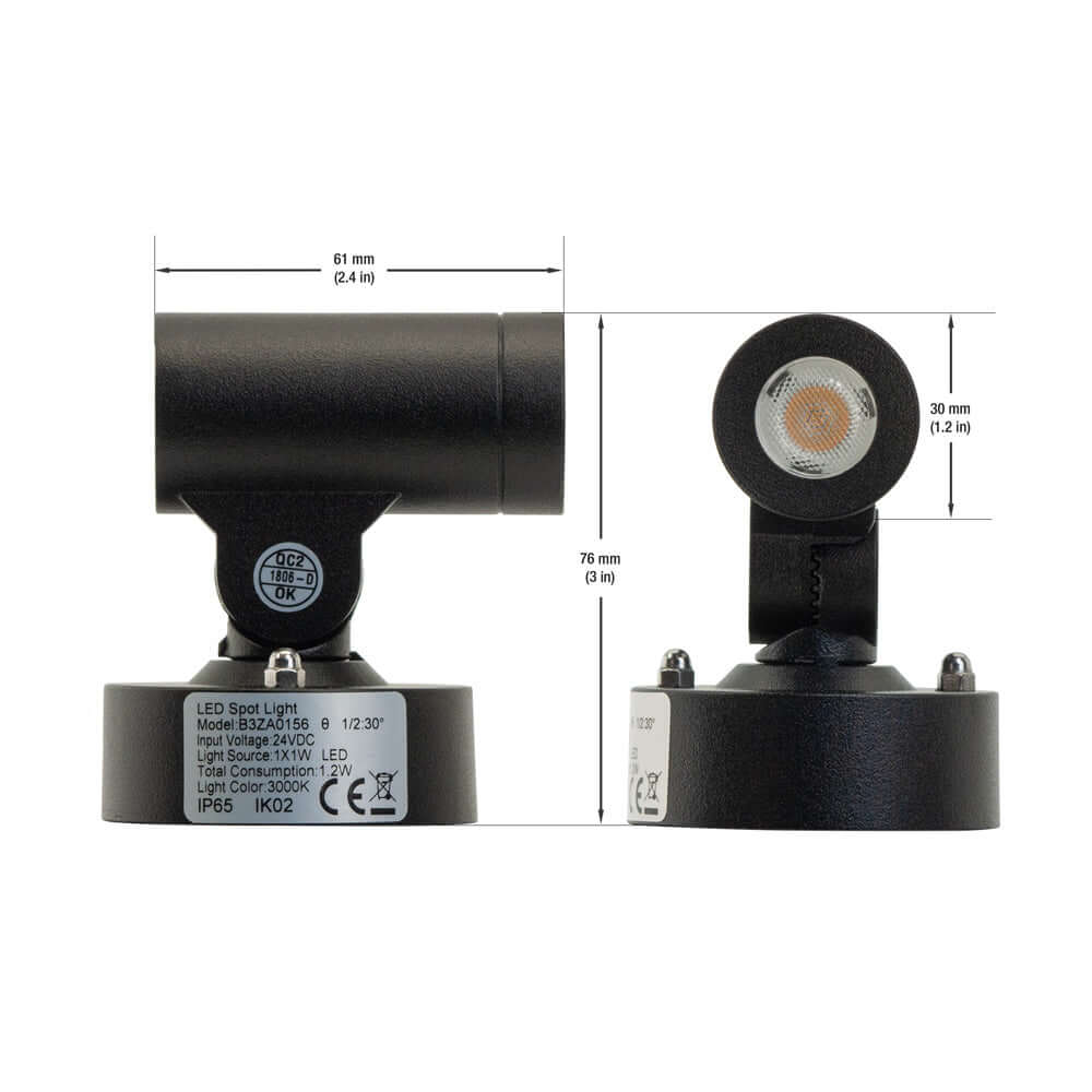 B3ZA0156 LED Outdoor Wall Light - 3000K Warm White