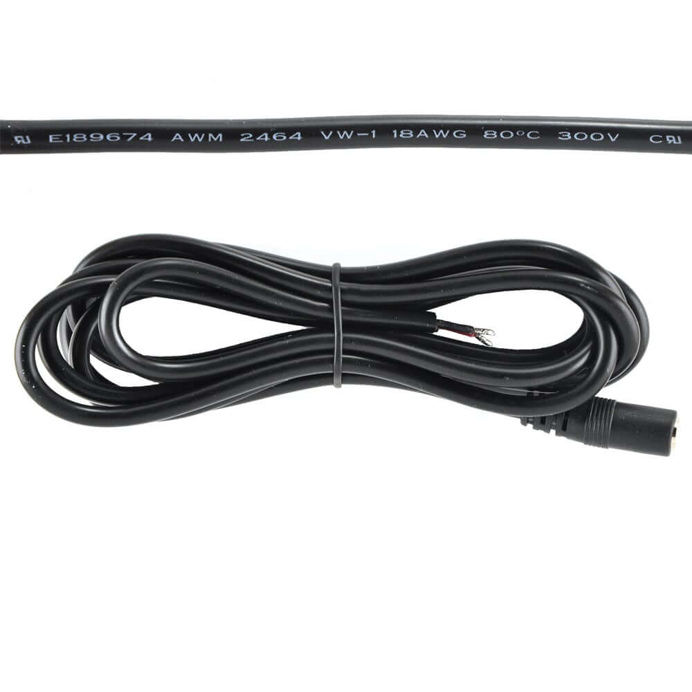 2.1mm Male Connector Cable with 6.5ft 18AWG Wire
