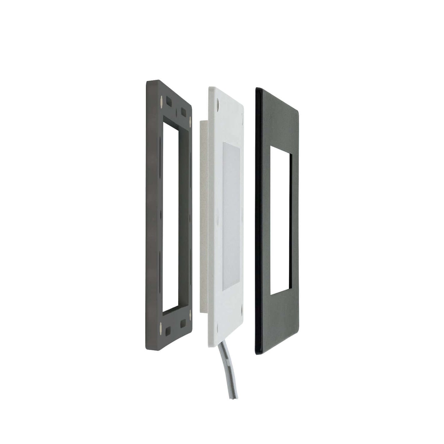 AD-107T Square Cabinet Lights - 12V 2.2W Black