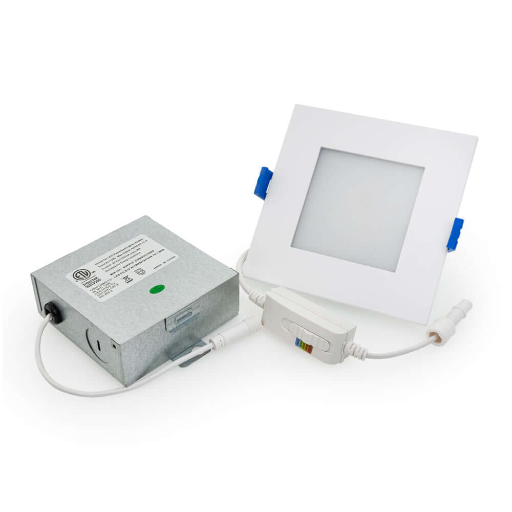 4" Dimmable Recessed LED Panel Light 9W 5CCT