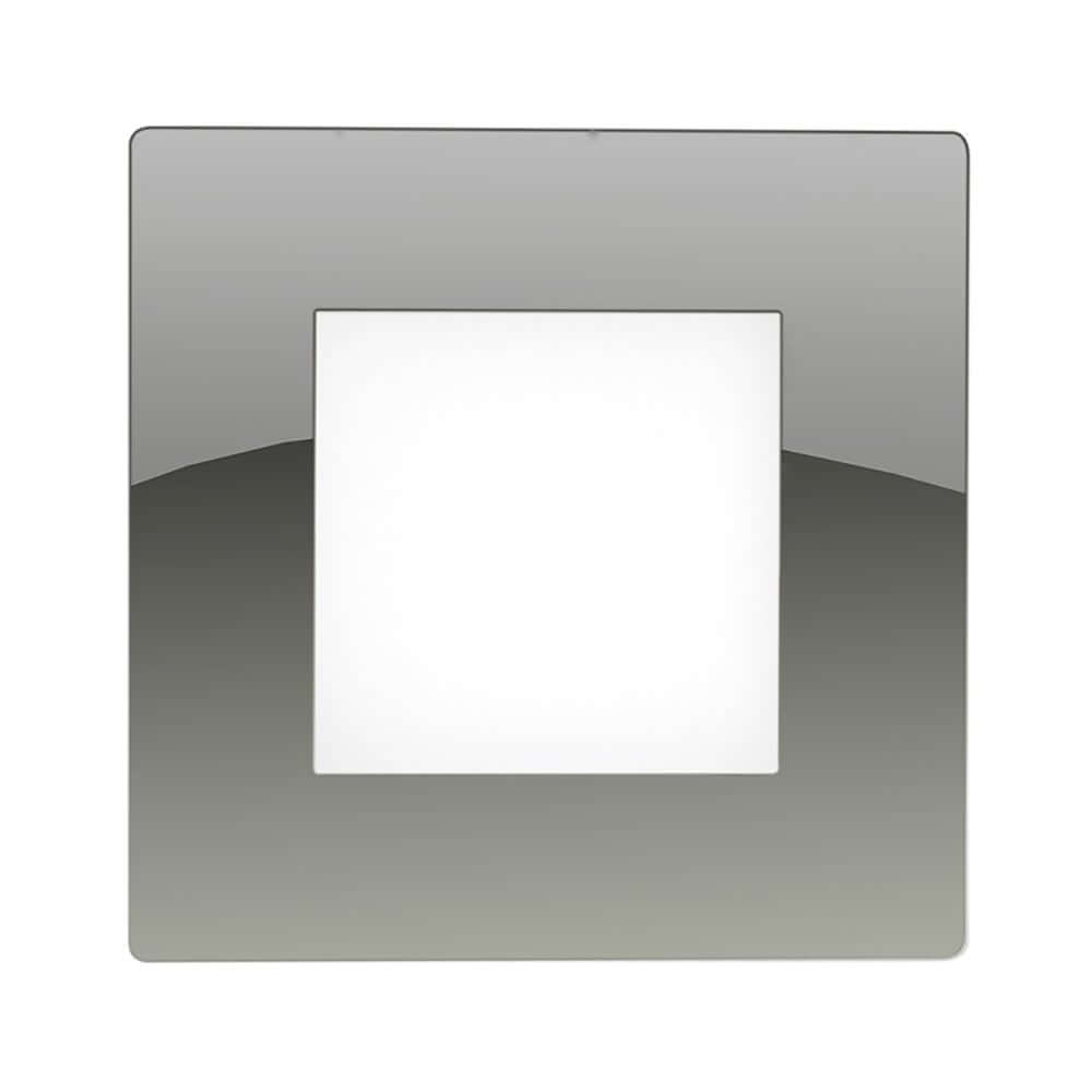 6 inch Square Flat LED Panel light, 12W 5CCT with FT6 rated wire