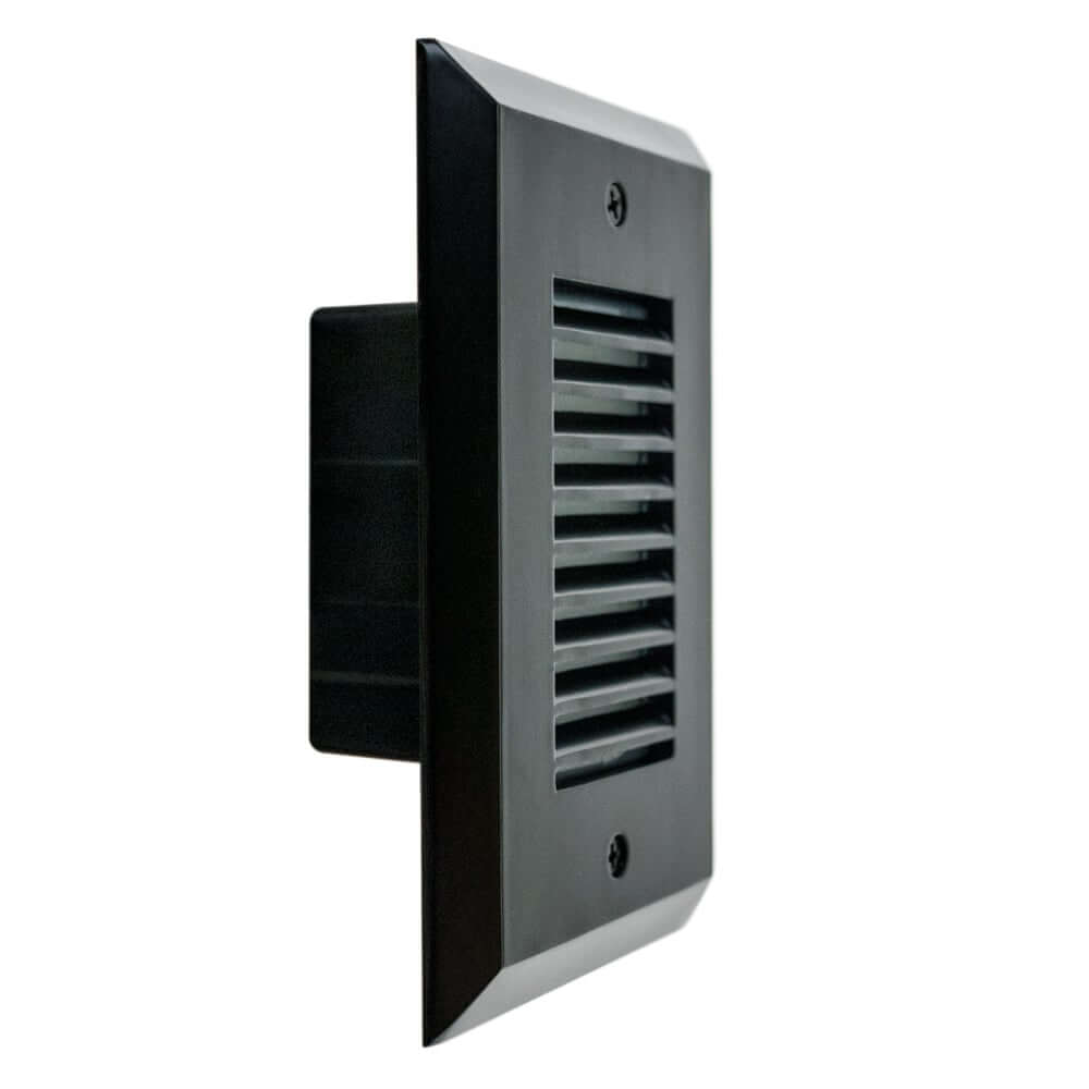 666561418298 - Vertical RT05HV LED Step Light - Warm White - Black