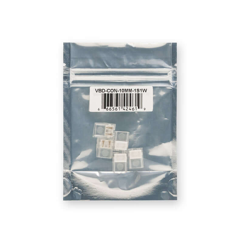 10mm LED Strip to Wire Connectors VBD-CON-10MM-1S1W