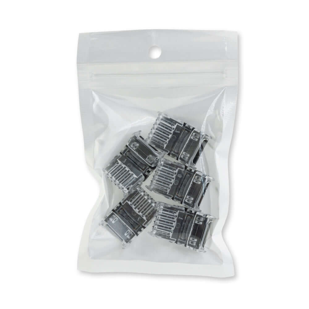 12mm LED Strip to Wire Connectors (Pack of 5)