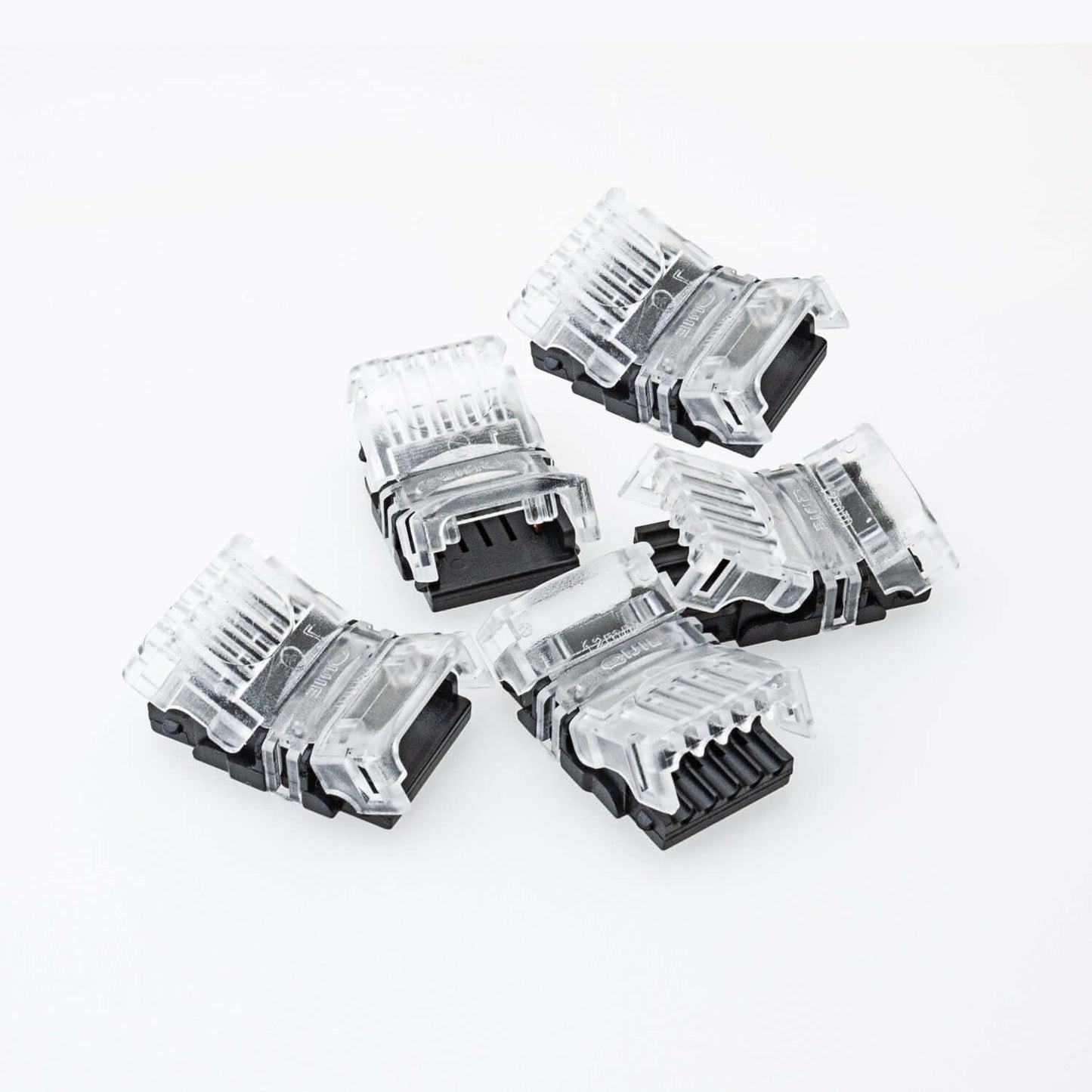12mm LED Strip to Wire Connectors (Pack of 5)