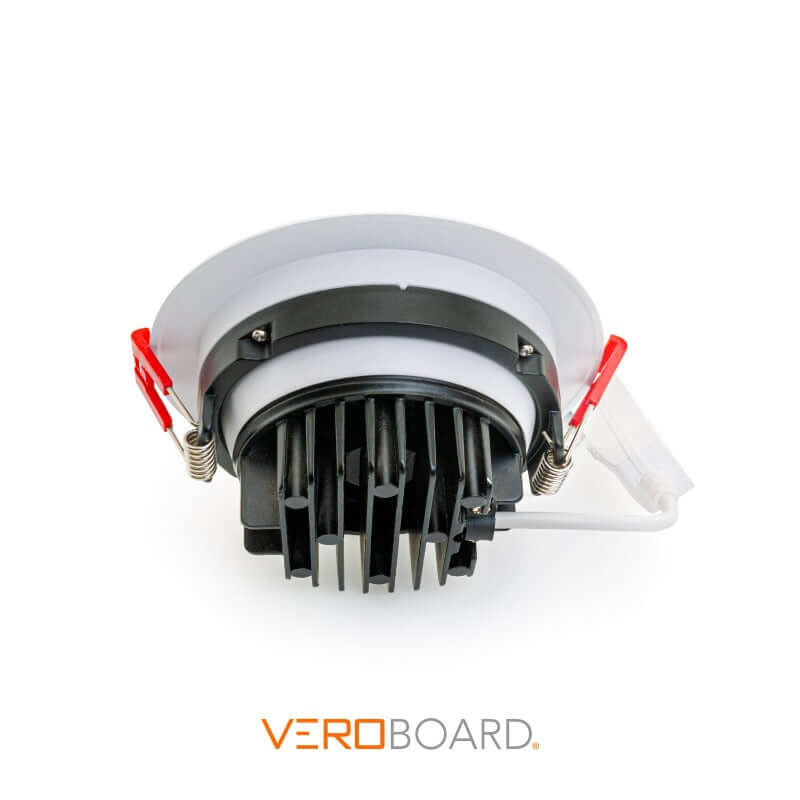 4 inch Round Gimbal Recessed LED Downlight / Ceiling Light AD-LED-4-S12W-5CCTWH-EY, (5CCT) 120V 12W, gekpower