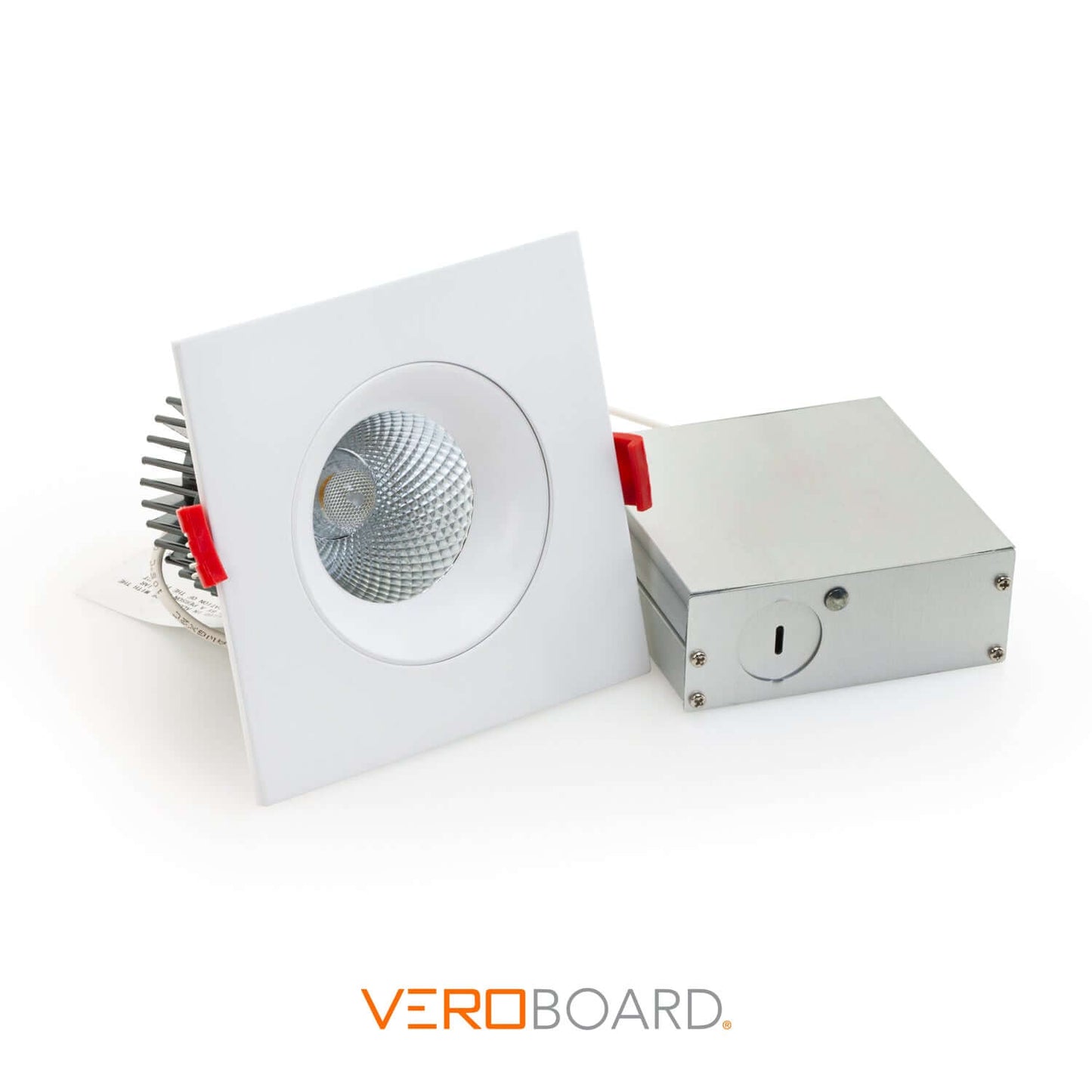 3.5 inch Regressed Square Gimbal Recessed LED Downlight / Ceiling light AD-35S12W-5CCTWH-REY-SQ, (5CCT) 120V 12W, gekpower