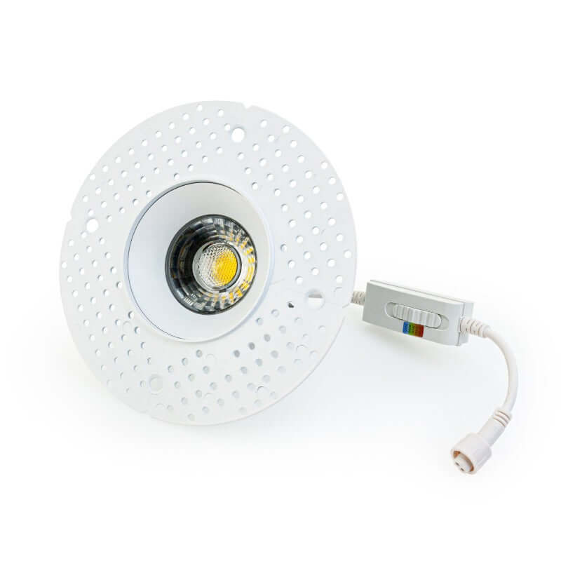 666561425173 - Dimmable Trimless LED Downlight 12W 5CCT | LED-35-S12W