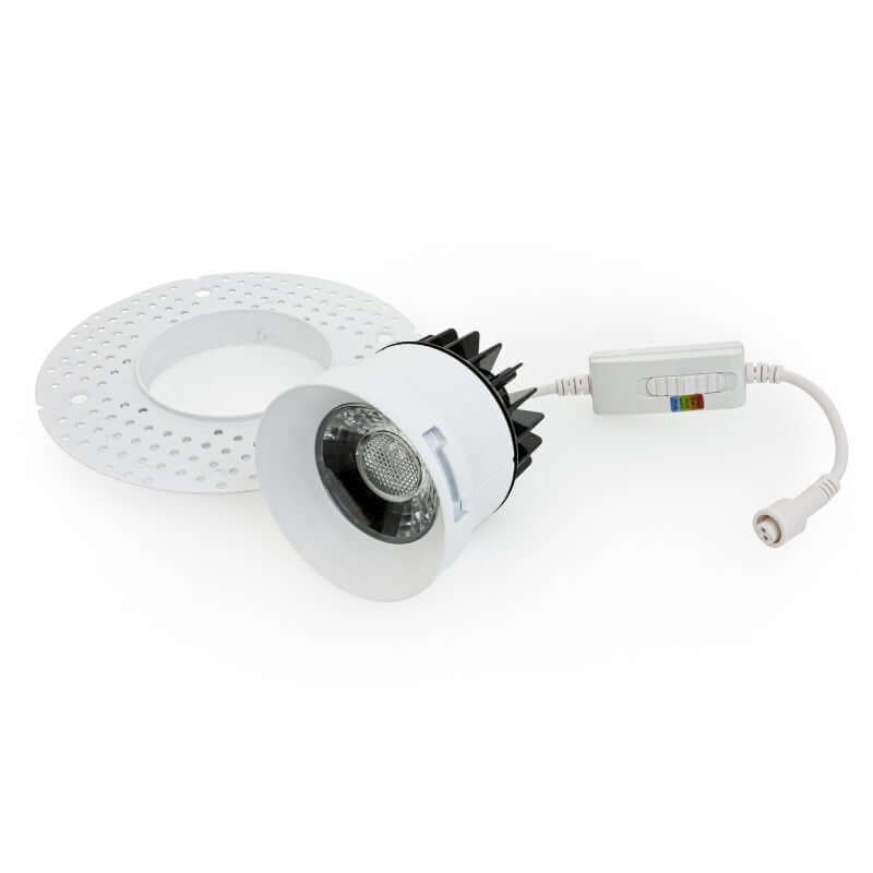 666561425173 - Dimmable Trimless LED Downlight 12W 5CCT | LED-35-S12W