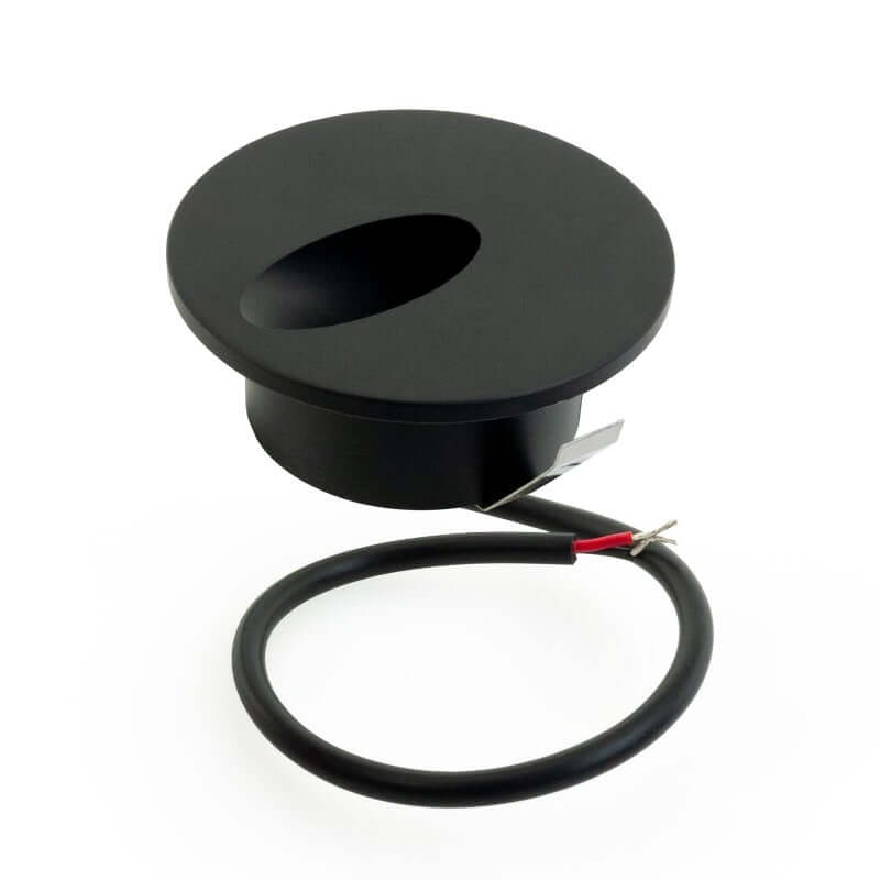 VBD-RD25-1W-3K-BK Round Dimmable LED Step Light
