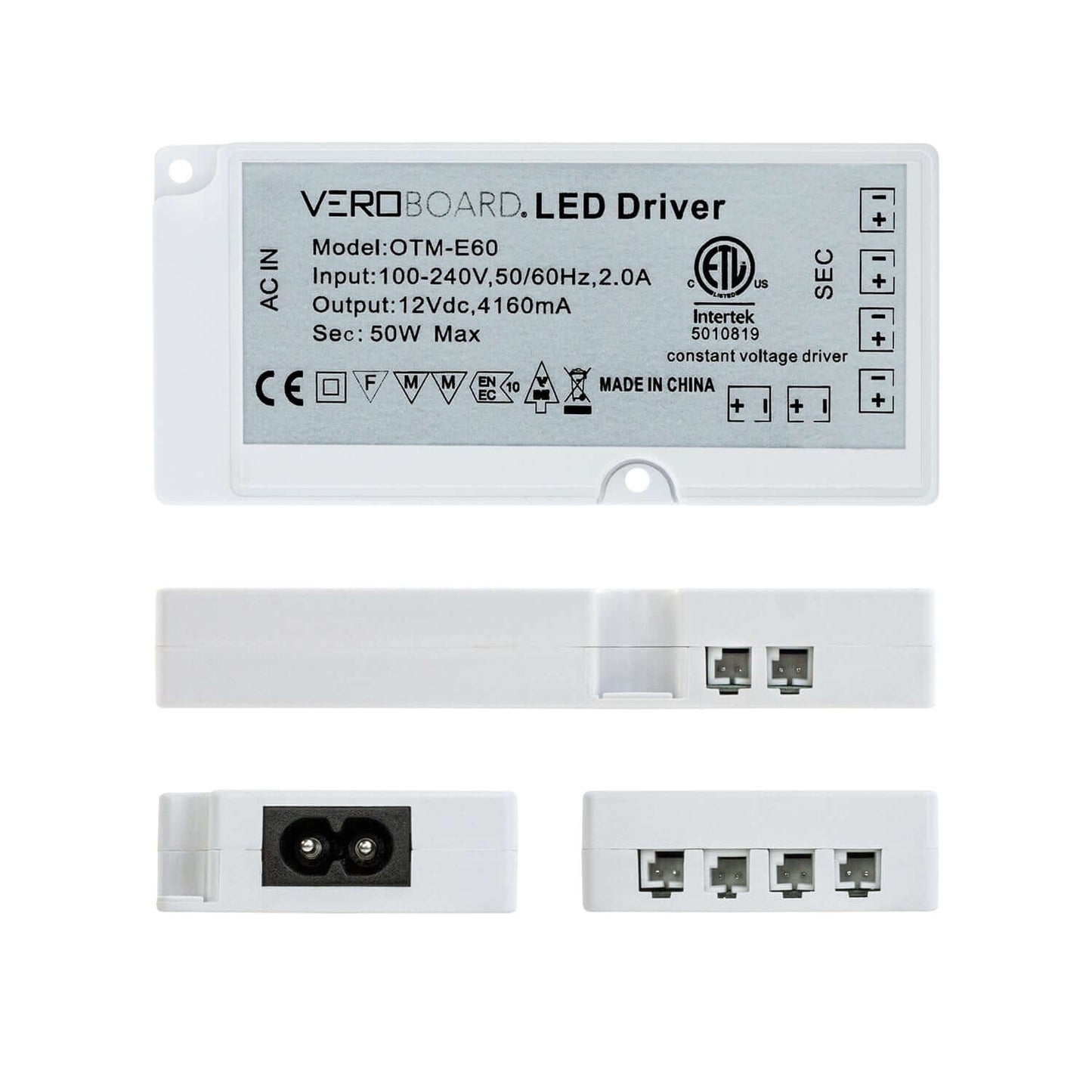 OTM-E60 Non-Dimmable LED Driver - 6-way Output