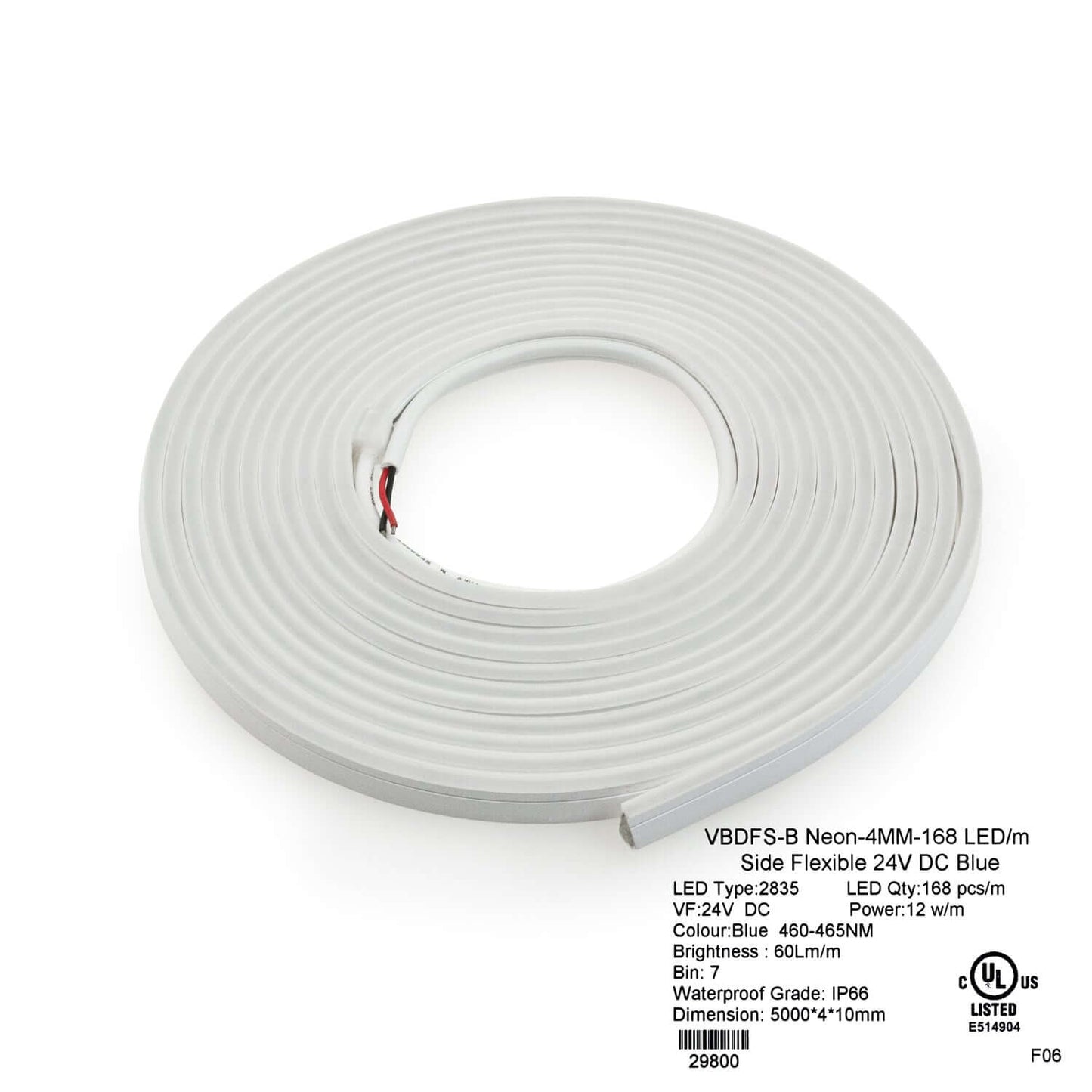 5M Blue LED Neon Light Strip - VBDFS-B
