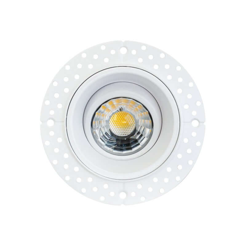 Dimmable 3" Round LED Gimbal Downlight - 8W, 120V